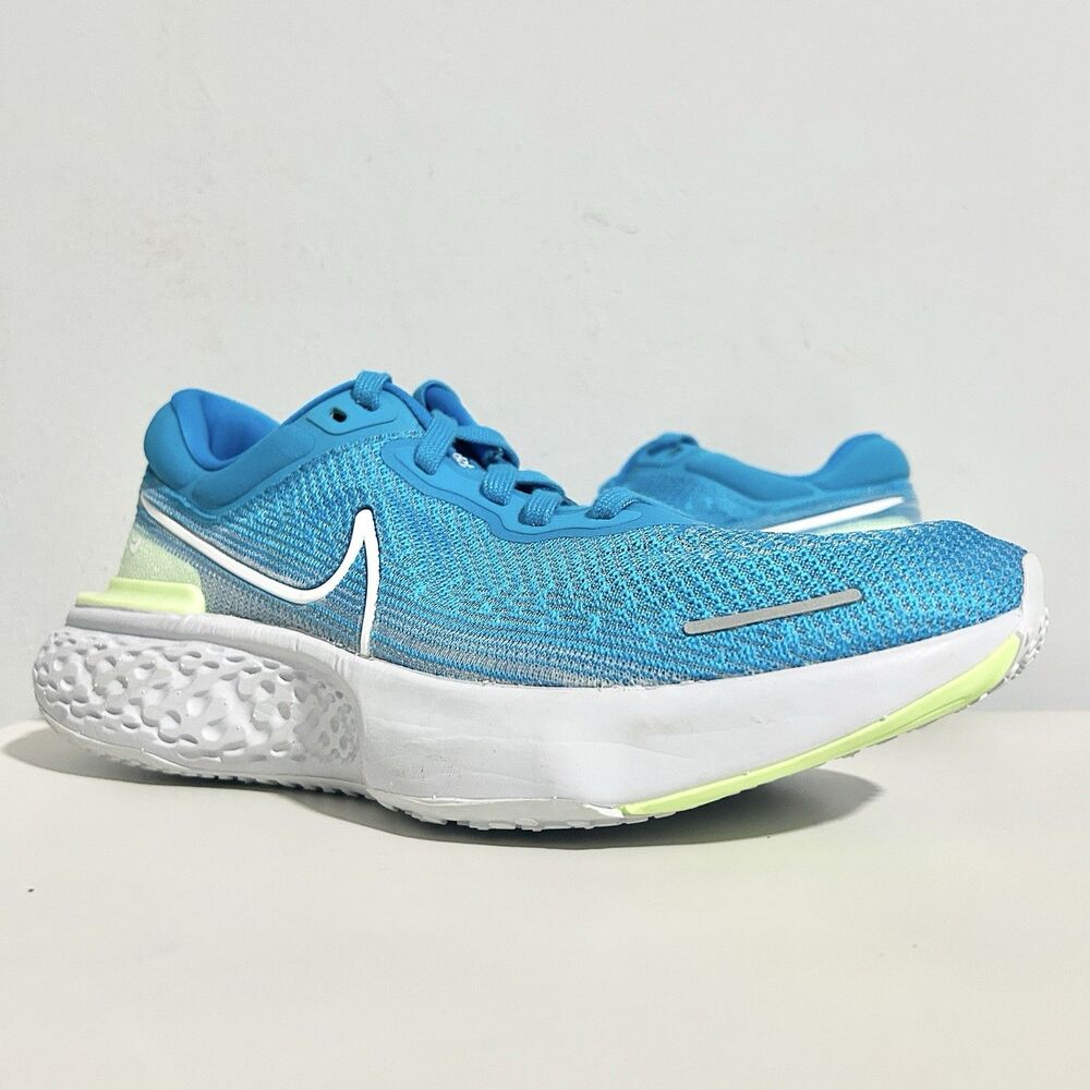 Nike ZoomX Invincible Run Flyknit “Blue Lime Glow” Men’s Size 12 Running Shoes